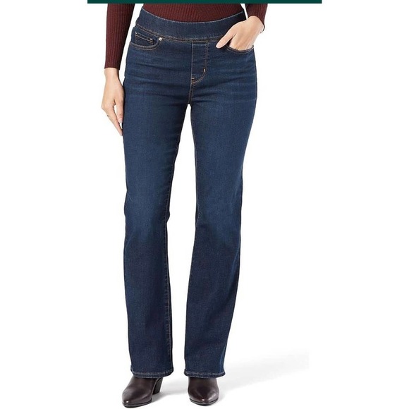 Signature by Levi Strauss & Co Gold Label Women's Pull- on Bootcut Size w 33 L28 - Picture 1 of 7